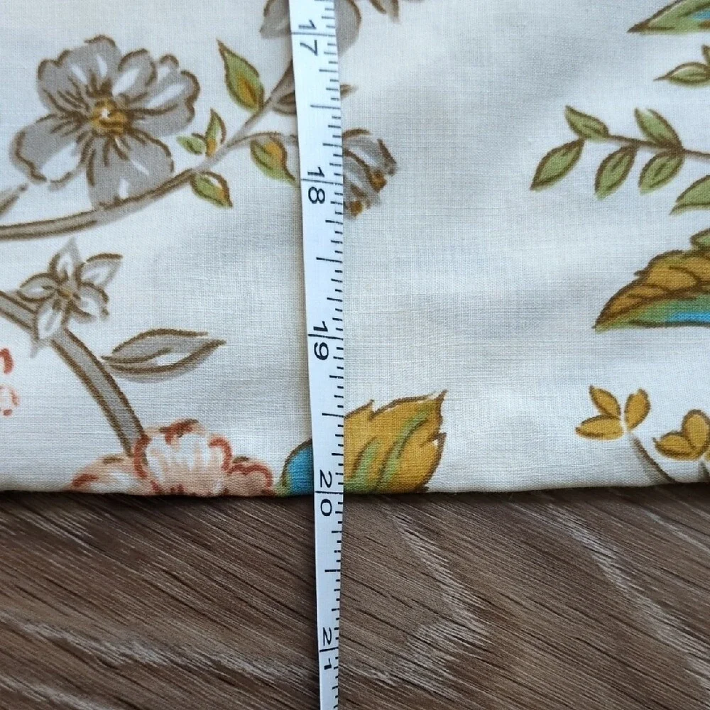 Vintage Ward Floral Standard Percale Pillowcases -‎ Cotton/Poly Blend - 30x20